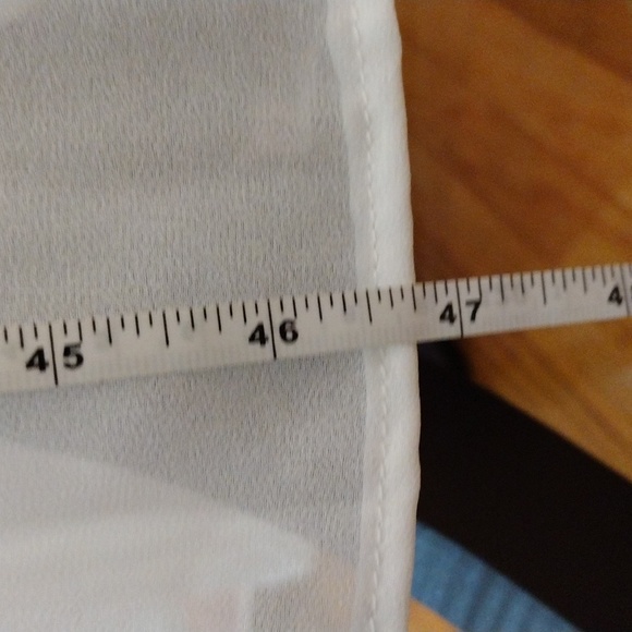 White Evening Dress Night Gown - Picture 9 of 14